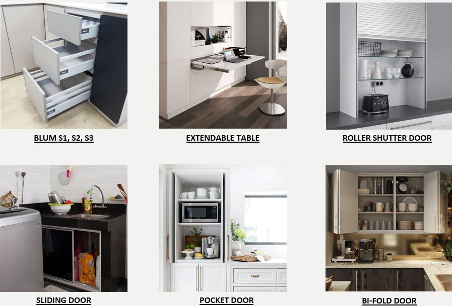 aluminium kitchen cabinet design features 2